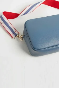 'Verona' Crossbody Tassel Bag with Nautical Strap