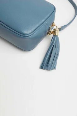 'Verona' Crossbody Tassel Bag with Nautical Strap
