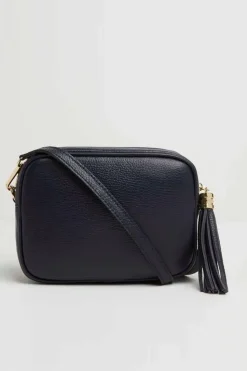 'Verona' Crossbody Tassel Bag with Pastel Strap