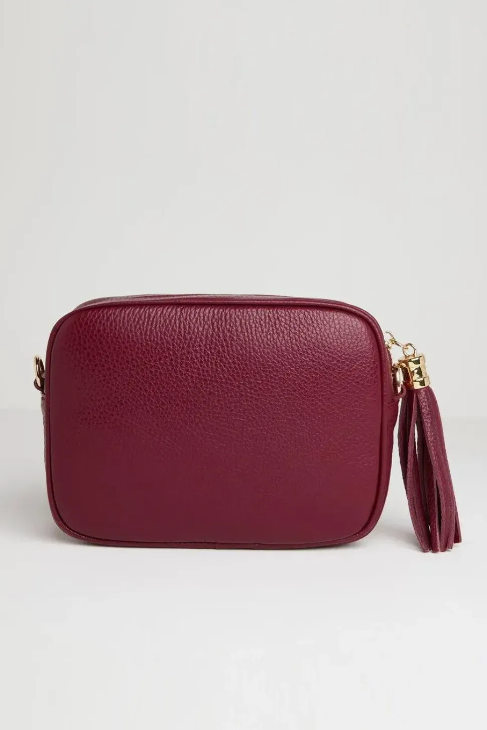'Verona' Crossbody Tassel Bag With Snake Print Strap