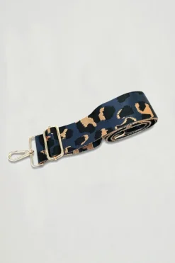 'Verona' Crossbody Tassel Bag With Snake Print Strap