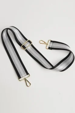 'Verona' Crossbody Tassel Bag With Sparkle Strap