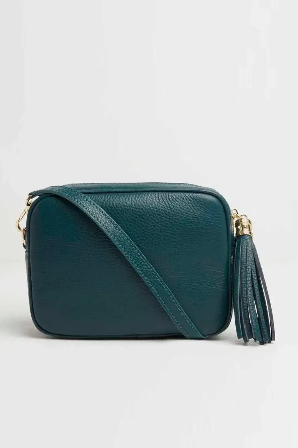 'Verona' Crossbody Tassel Bag with Stripe Strap