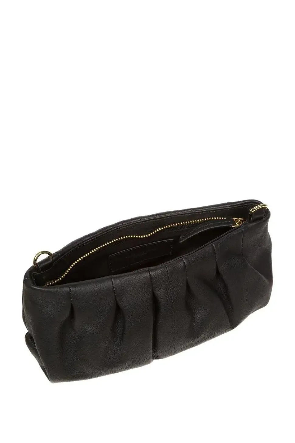 'Victoria' Nappa Leather Grab Clutch Bag