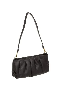 'Victoria' Nappa Leather Grab Clutch Bag