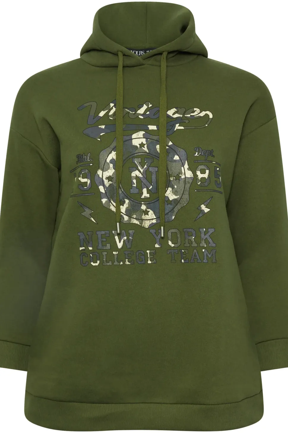 'Vintage' Slogan Hoodie