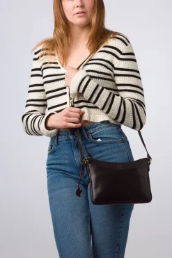 'Viola' Leather Cross Body Bag