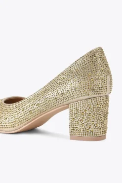 'Violet' Fabric Heels