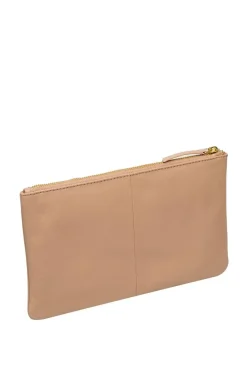 'Wilmslow' Nappa Leather Clutch Bag