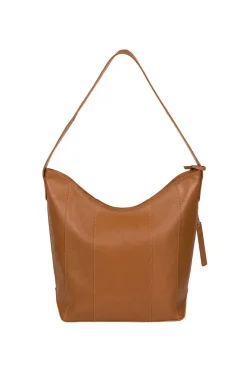 'Winchester' Vegetable-Tanned Leather Shoulder Bag