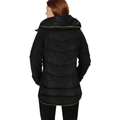 'Wrenly' Quilted Hooded Winter Coat With Full Sleeves
