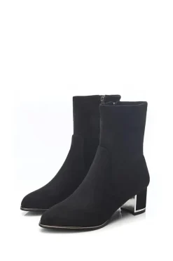 'Zakari' Alcantara Heeled Boots