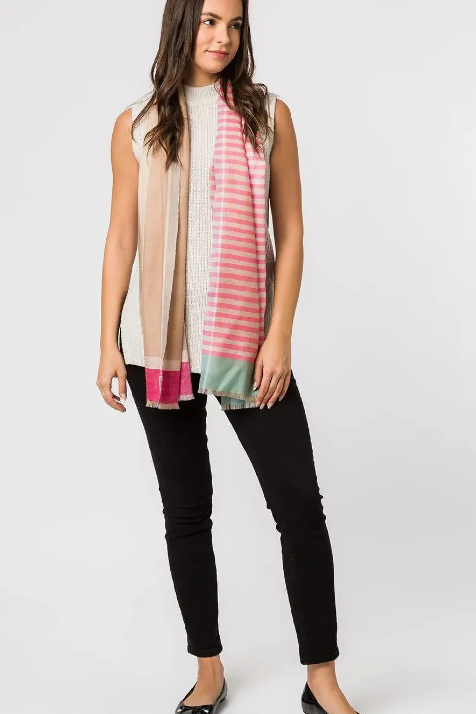'Zenith' Cashmere & Merino Wool Pashmina