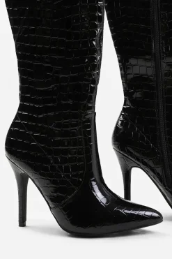 'Zoya' High Heel Calf Boot