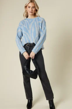 Zebra Crew Neck Jumper
