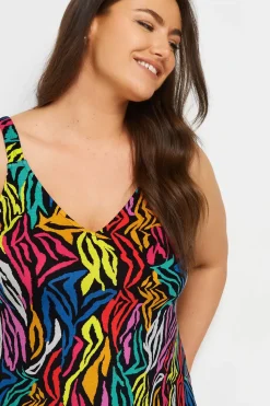 Zebra Print Beach Dress