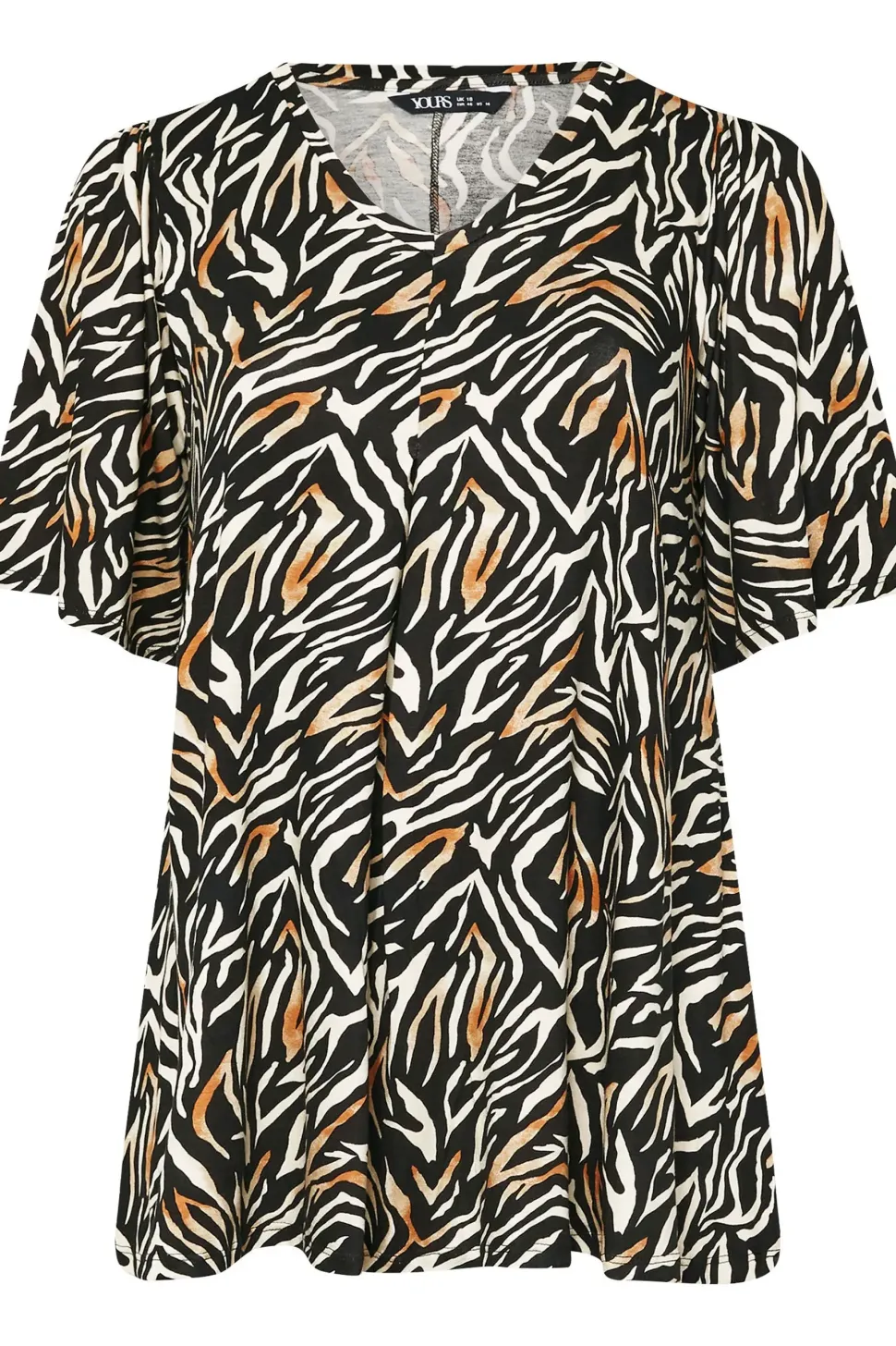Zebra Print Swing Top