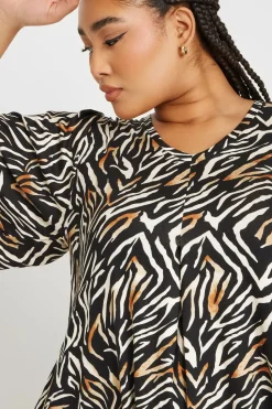 Zebra Print Swing Top