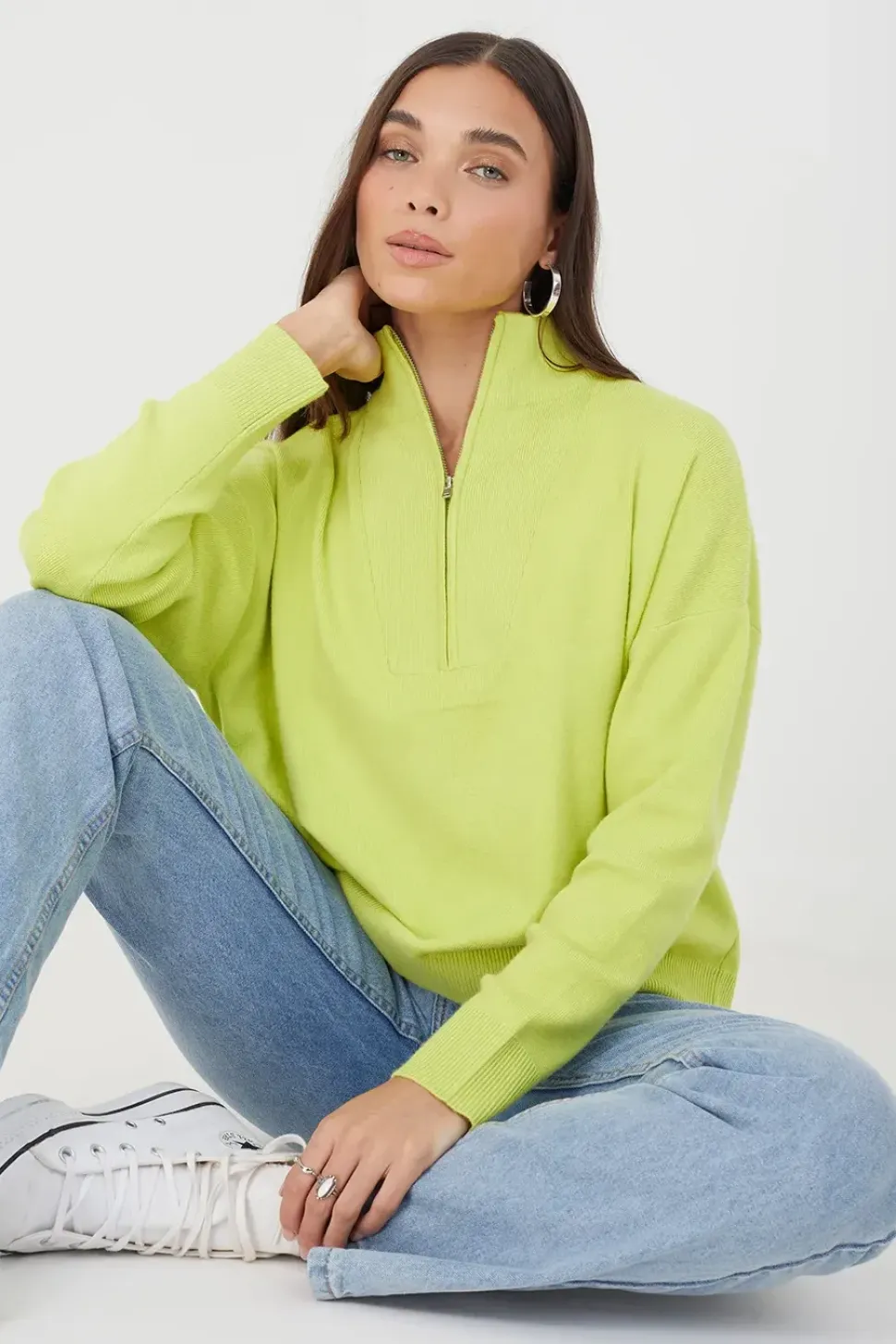 1/2 Zip Knitted Jumper