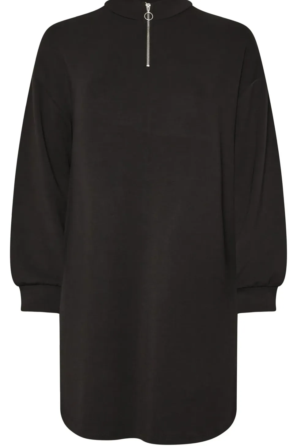 Zip Neck Jumper Dress