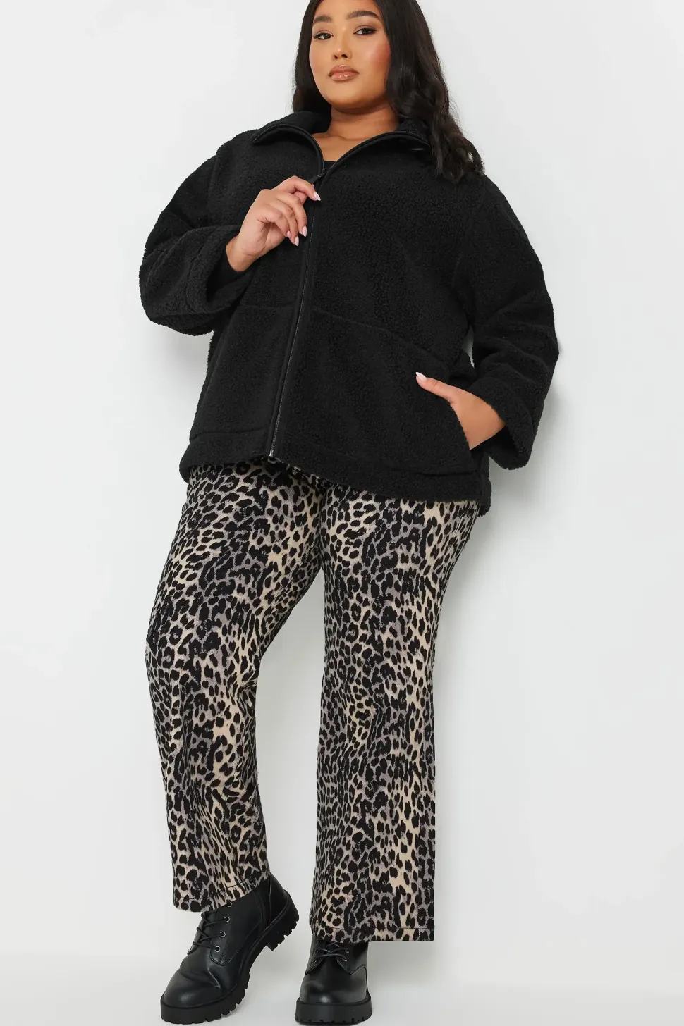 Zip Through Teddy Fleece Jacket